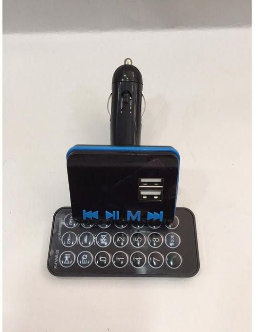 Generic BT- Bluetooth Dual USB Car Charger - MP3 Player - FM Modulator - AUX - MicroSD