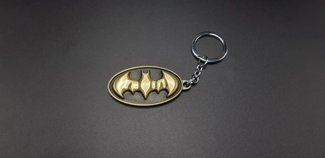 Batman Plane Metal Keychain