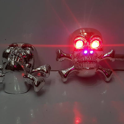Bike Side Indicator Skull Style 2 Pcs Set