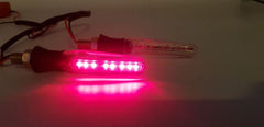 Bike Indicator Tube Running Style With Smoke DRL Red