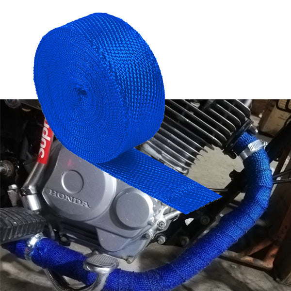 Universal Exhaust Heat Wrap Turbo Pipe Heat insulation Wrap 1 Pc (Blue)