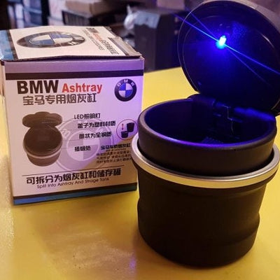 BMW ASH TRAY BOX CUP STYLE LED COVER UNIVERSAL
