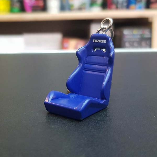 Bride Car Seat Key Chain Blue