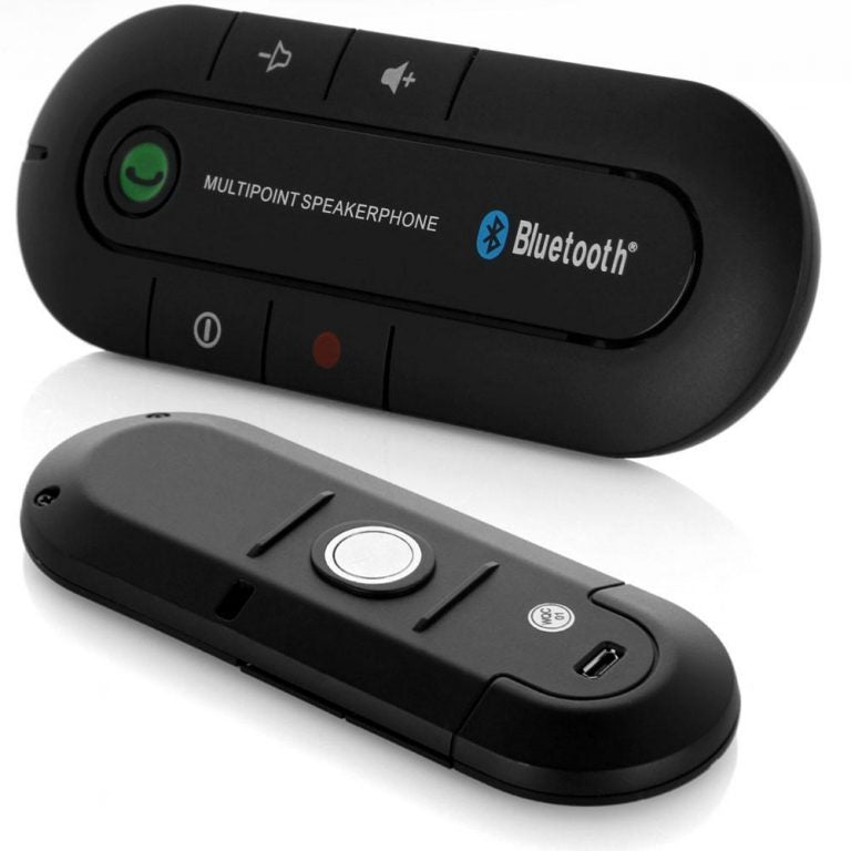 Car Bluetooth Visor Portable Kit Wireless Handsfre.