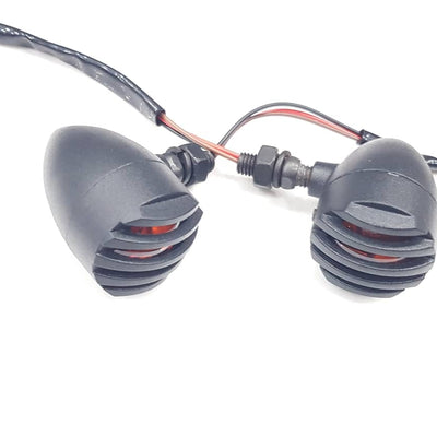 Cafe Racer indicator Black 2 Pcs Set