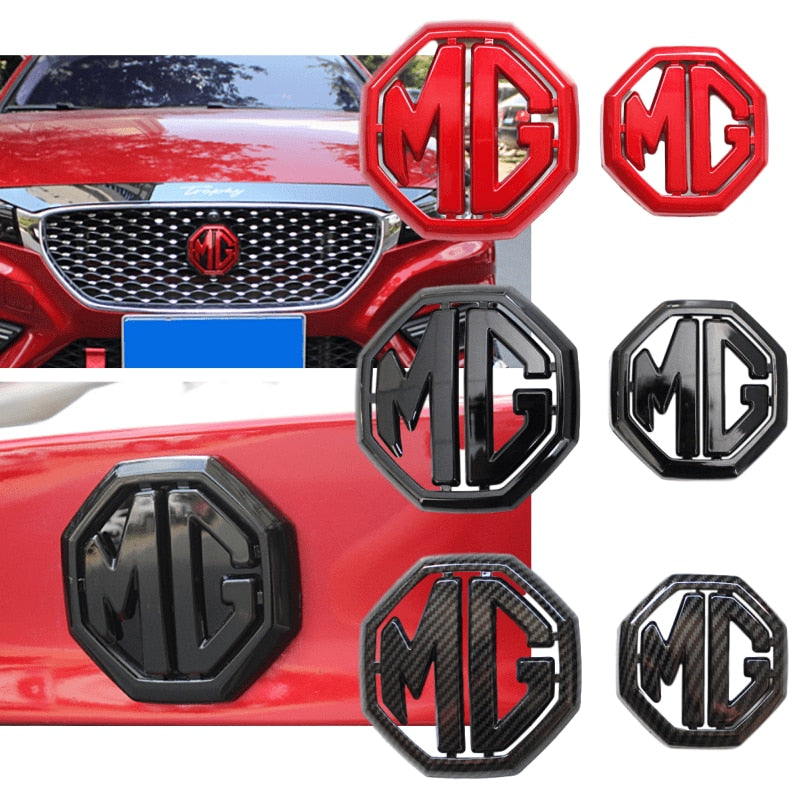 MG HS Front and Rear Monogram Red 2 Pcs - Model 2020-2021