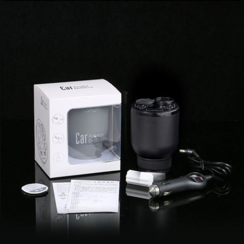 Car Aroma Diffuser Humidifier Cup Holder Charger