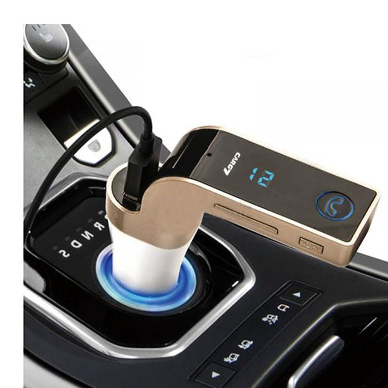 Car G7 Wireless Bluetooth FM Transmitter - Modulator Car Charger MP3 Player
