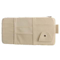 Car Styling Sun Visor Organizer Storage Bag Badge Color