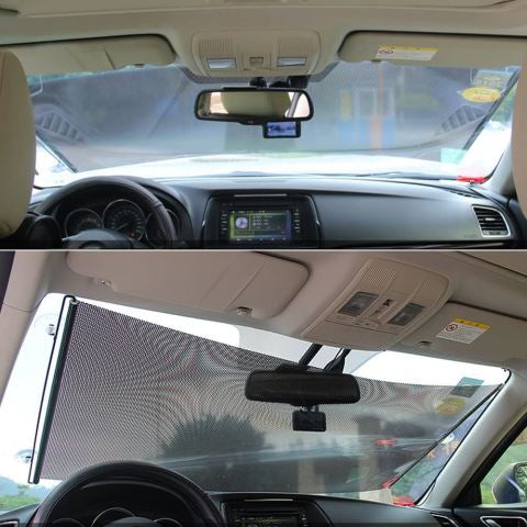 Car Windshield Sunshades Front Windows Sun Shades Roller