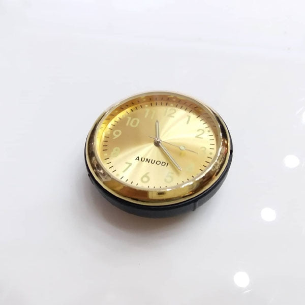 AC Vent Clock With Perfume Golden