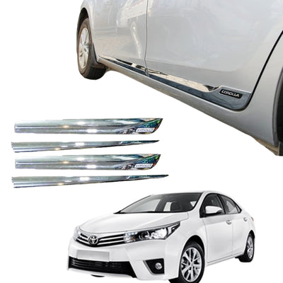 Toyota Corolla Door Chrome Moulding 4 Pcs Set