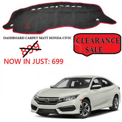 Dashboard Carpet Matt Honda Civic