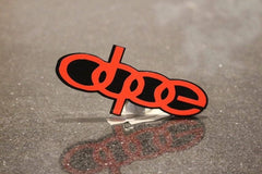 DOPE HARD PLASTIC REFLECTOR LOGO BIKE CAR MODIFICATION