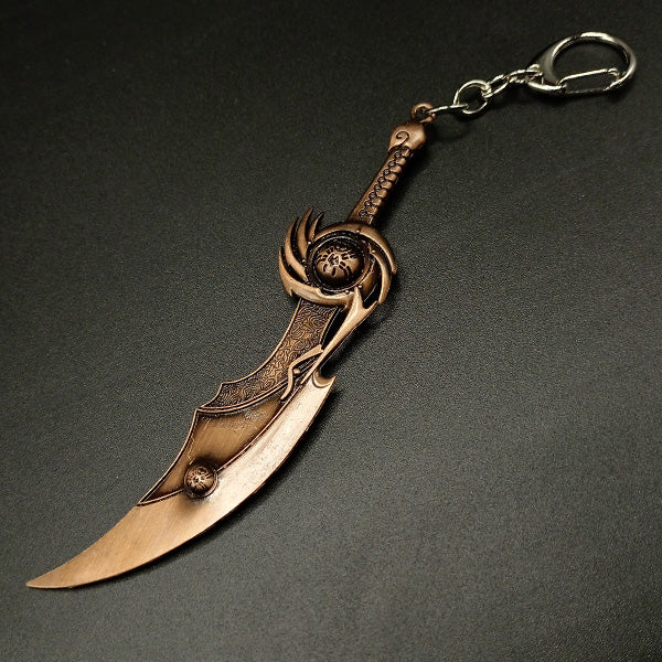 DRAGON Sword Metal Keychain