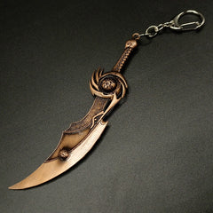 DRAGON Sword Metal Keychain