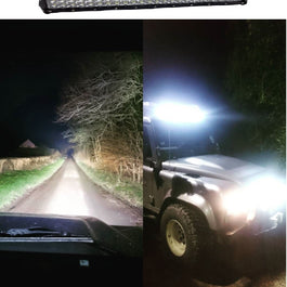 19 Inch Bar Light Semi Slim Flood Light White Color 165 Watts