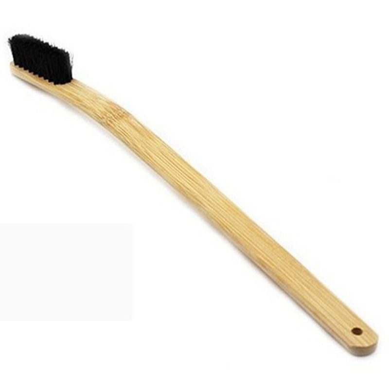 Auto Engine Brush Rim Wheel Tire Multi-function Bamboo Handle Mane Brushes Car Wash Cleaning