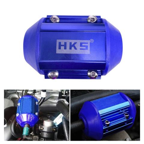 HKS Top Energy Magnetic Power Fuel Saver Magnet - Fuel Saver Blue