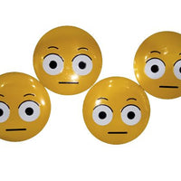 Face Plastic Logo 4 Pcs Set