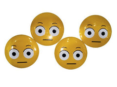 Face Plastic Logo 4 Pcs Set