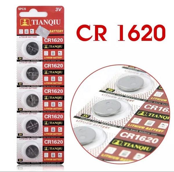 TIANQIU CR1620 Lithium Cell Button Battery