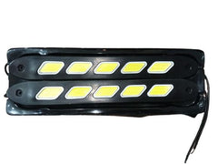 Flexible Stair Style COB LED Car DRL Daytime Running Light Fog Driving Lamp