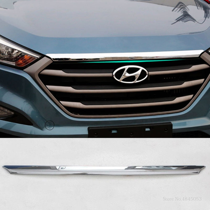 Hyundai Tucson 2020-2021 ABS Chrome Front Hood Bonnet Grill Lip