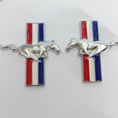 France Horse Metal Logo