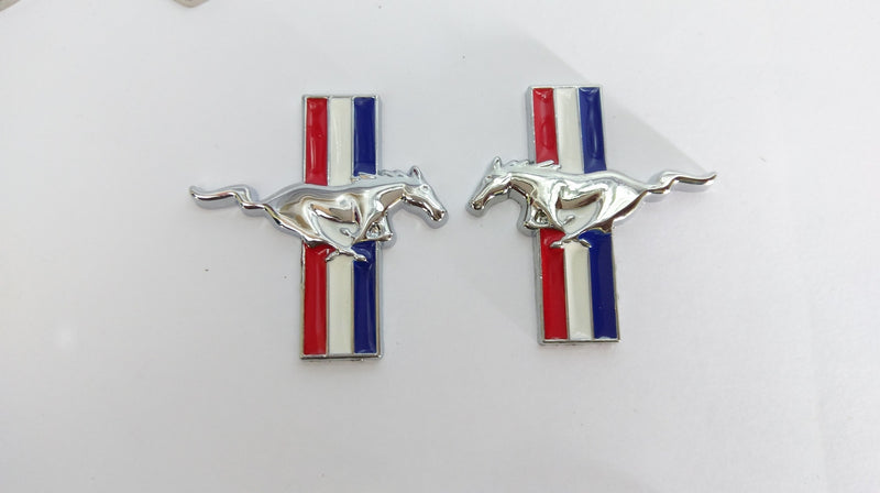France Horse Metal Logo