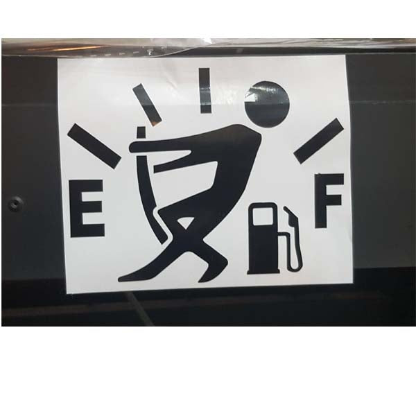 Sticker Fuel Level