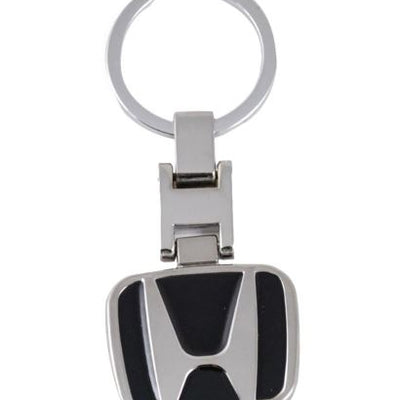 HONDA Black Metal Keychain
