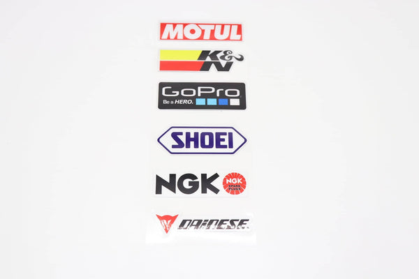 Premium Quality Custom Sticker Sheet For Car & Bike Embossed Style GO PRO