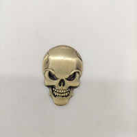 Golden Skull Metal Logo