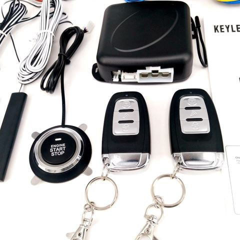 Push Start System Auto Car Keyless Entry Engine System Remote Control Smart System