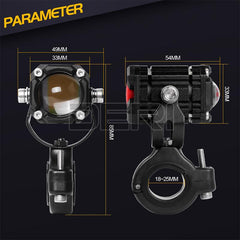M6 Light Three Color With Flasher 2 Pcs Set