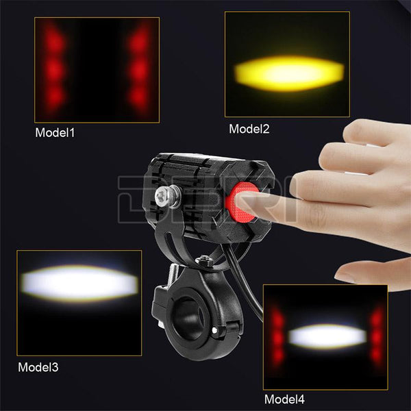 M6 Light Three Color With Flasher 2 Pcs Set