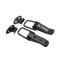 Universal Bumper Stainless Clips Black 2 Pcs Set