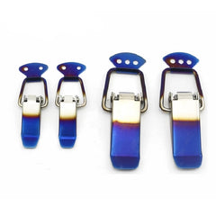 Universal Multicolor Bumper Stainless Clips Silver 2 Pcs Set