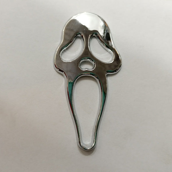 Halloween Silver Metal Logo