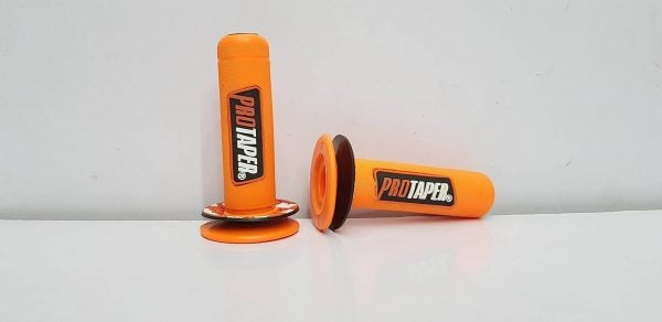 Handle Grip Universal Bike Rubber Type Orange Color
