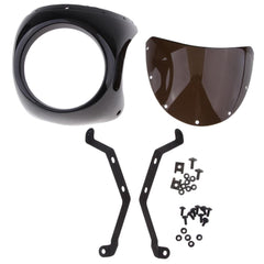 Headlight Fairing Wind Screen 7 Inches Universal