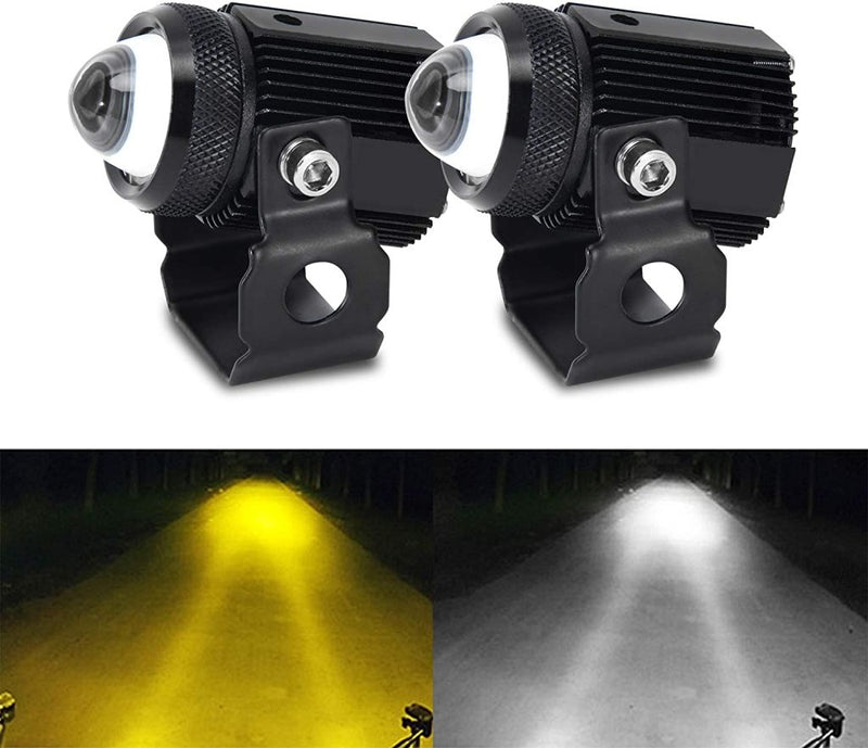 HJG Mini Projector Driving Fog Lights for all Bikes, Cars - Jeep