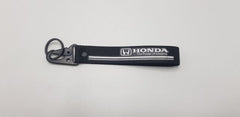 HONDA The Power of Dreams Black Fabric Keychain