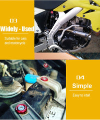 PW JDM Car Modified Hex Fasteners Fender Washer Bumper Engine Concave Screws Blue 10 Pcs M6