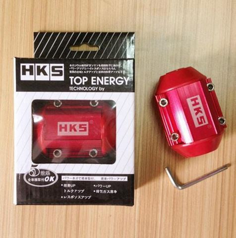 HKS Top Energy Magnetic Power Fuel Saver Magnet - Fuel Saver Red