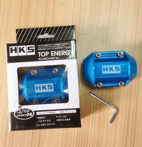 HKS Top Energy Magnetic Power Fuel Saver Magnet - Fuel Saver Blue
