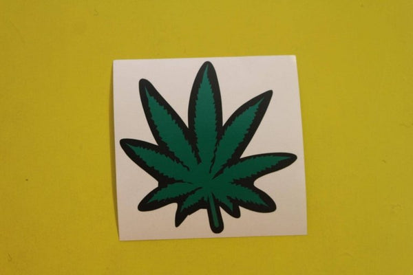Sticker Weed Green 4x4