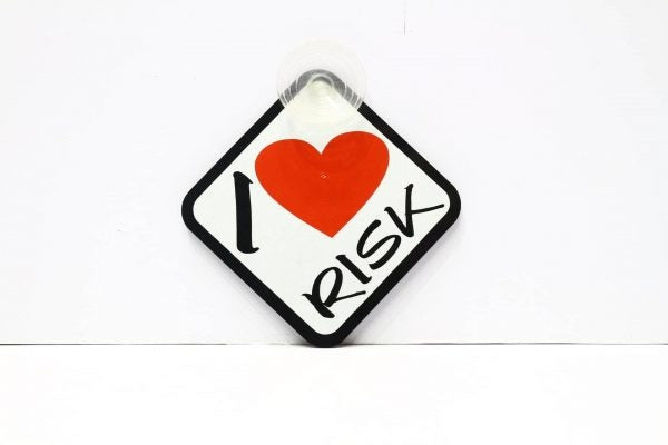 Hanging Tag I love Risk