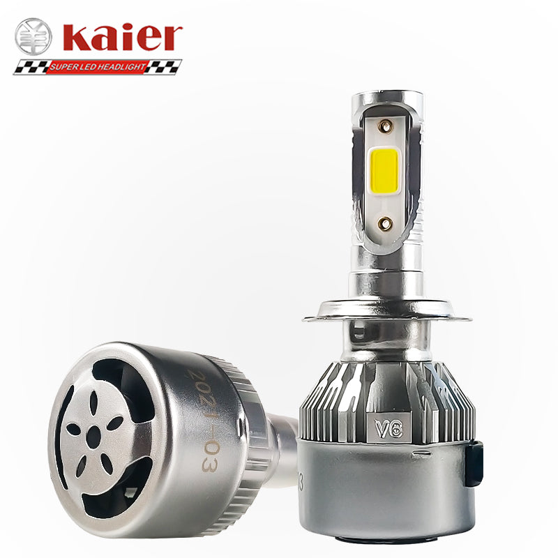 KAIER Car LED Headlight Auto Headlamp H4 H7 H11 9005 D2 D4 6000k